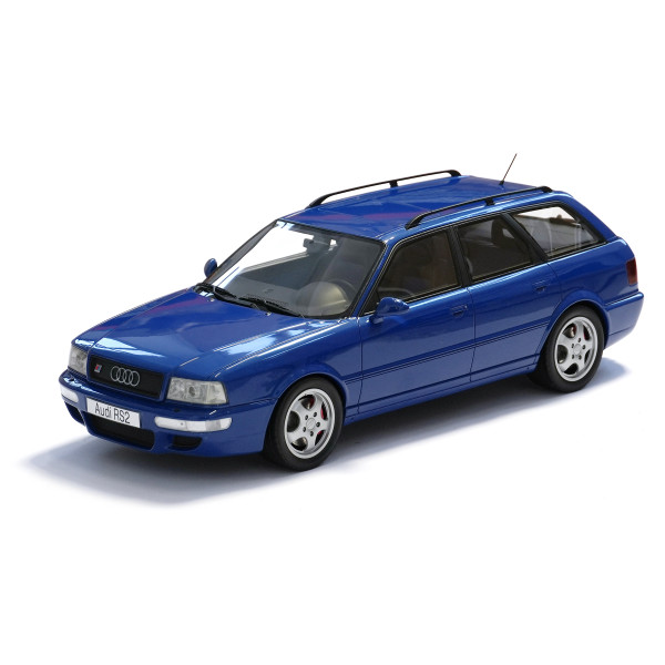 Audi Avant RS2 Modellauto 1:12 Miniatur Modell blau A5-5926