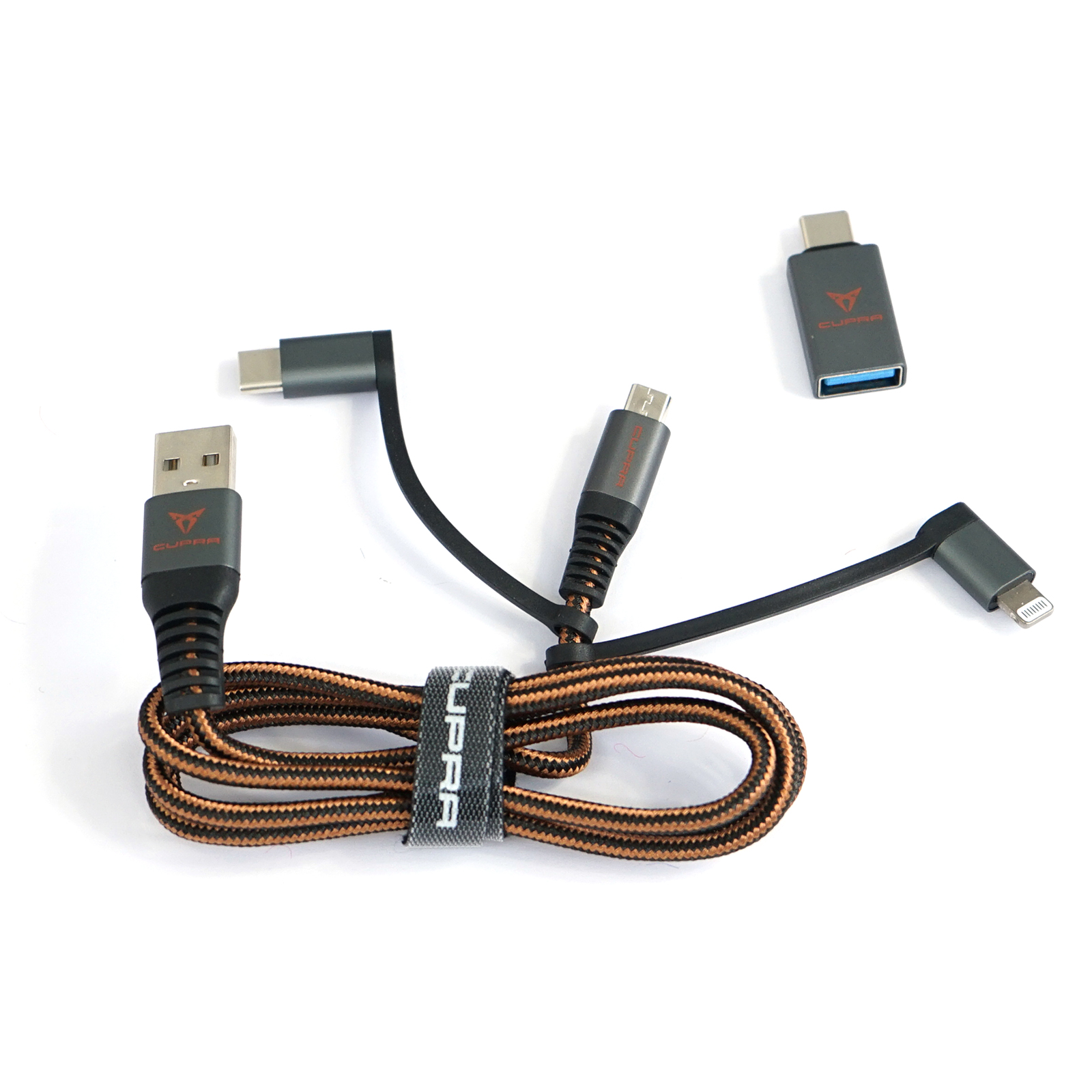 Original Seat CUPRA 3-in-1 Anschlusskabel USB Adapter Kabel