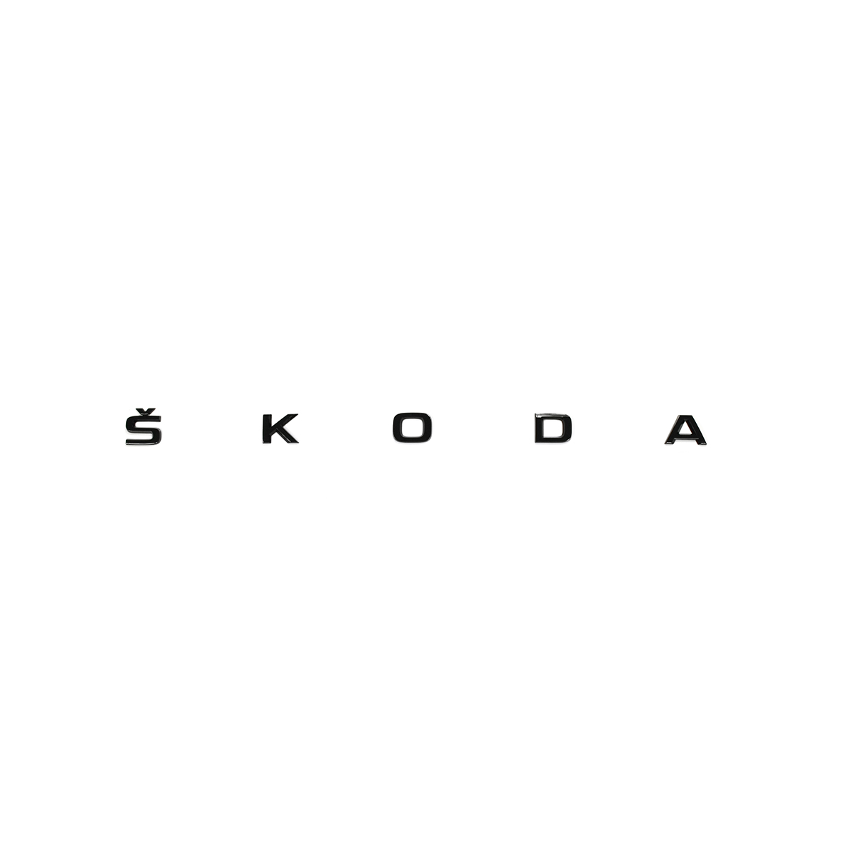 Original Skoda Schriftzug schwarz Heckklappe Emblem Buchstaben