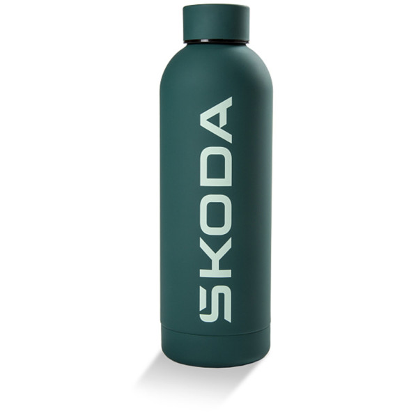 Original Skoda Isolierflasche 500ml Trinkflasche Edelstahl grün 6U0069604