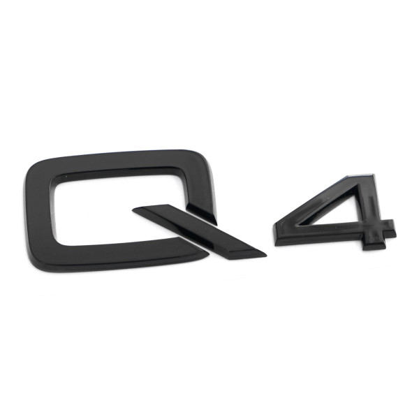 Original Audi Q4 Schriftzug schwarz Tuning Exclusive Black Edition Emblem