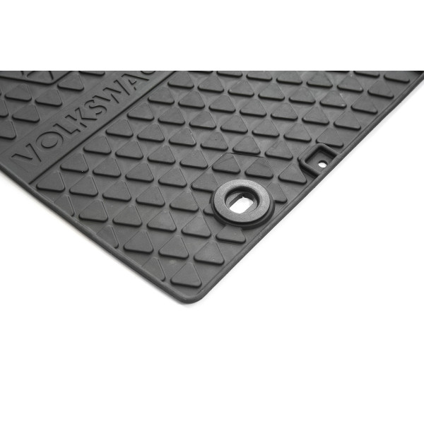 Original VW ID.Buzz Gummifußmatte - Allwetter Matte Für 2. Sitzreihe (6-Sitzer, Langer Radstand)