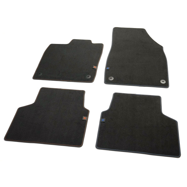 Original VW ID.3 GTX FIRE+ICE Fußmatten Premium Textilfußmatten 4x Stoffmatten 10B863011EFLK