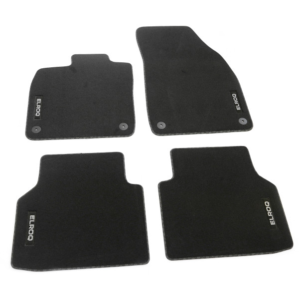 Original Skoda Elroq Fußmatten Standard Textilfußmatten Stoffmatten schwarz 5LJ061404