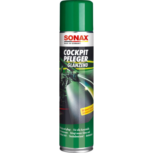 SONAX Cockpitpfleger glänzend Kunststoffreiniger Cockpitspray Lemon Fresh 03433000