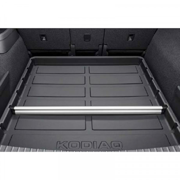 AUDI | ahw-shop und erhöhtem Skoda mit Original Ersatzteile Kodiaq Rand Original Wanne VW Schutz Zubehör Kunststoffwanne - Kofferraum