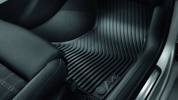 Satz Fußmatten und Gummimatte für Audi A4 B8 2008-2015 