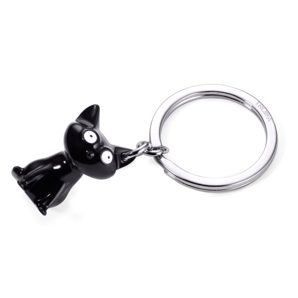 Schlüsselanhänger FELIX Katze Keyring schwarz Anhänger KR16-22