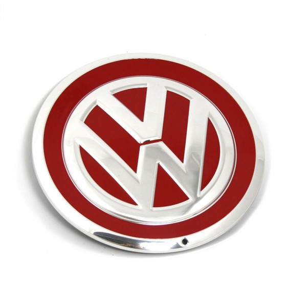 Original VW up! Beats Radzierkappe Blende Abdeckung Kappe chrom Tornadorot