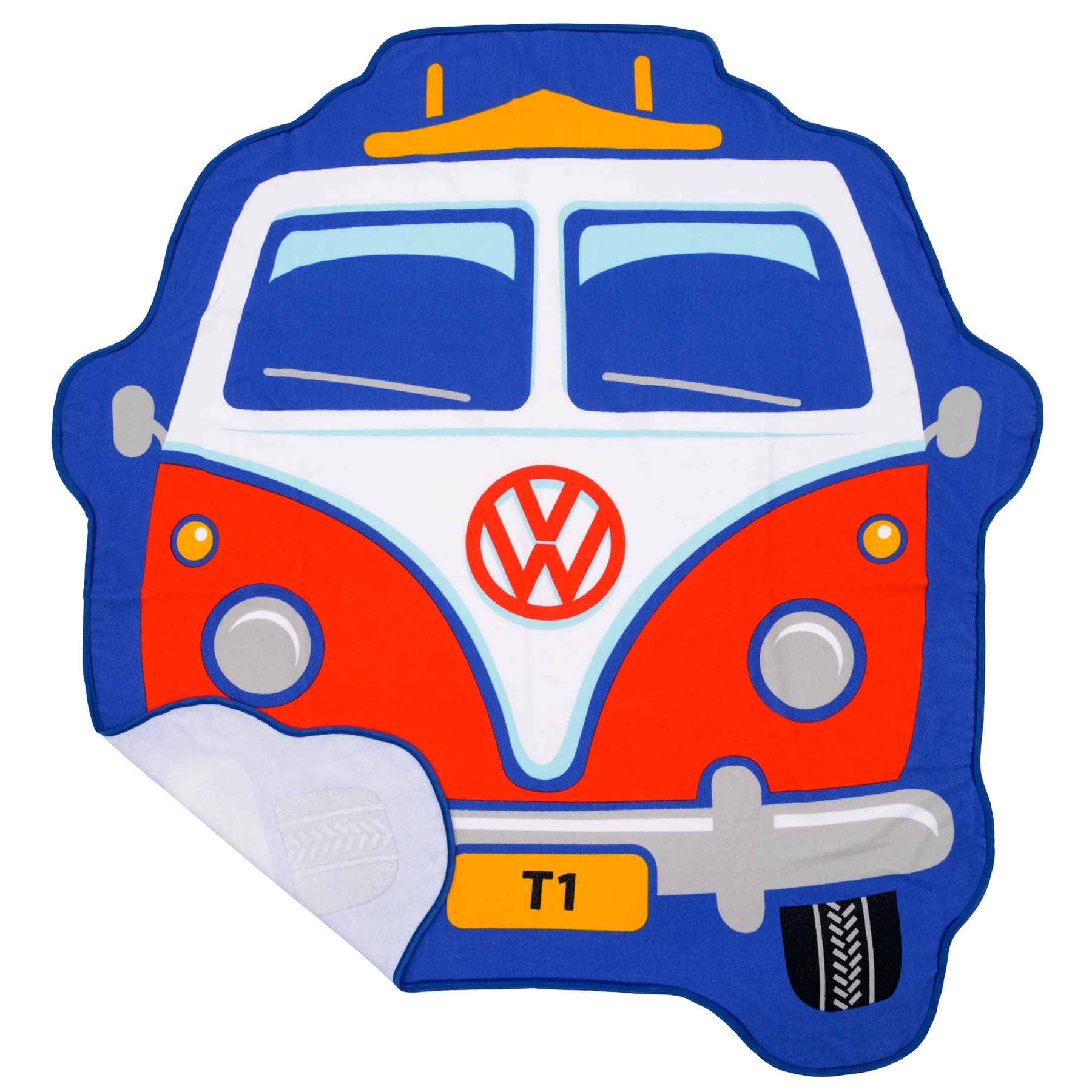 VW Bulli Handtuch 75x150 cm, VW Bulli Geschenke, VW Bus Badetuch  Baumwolle