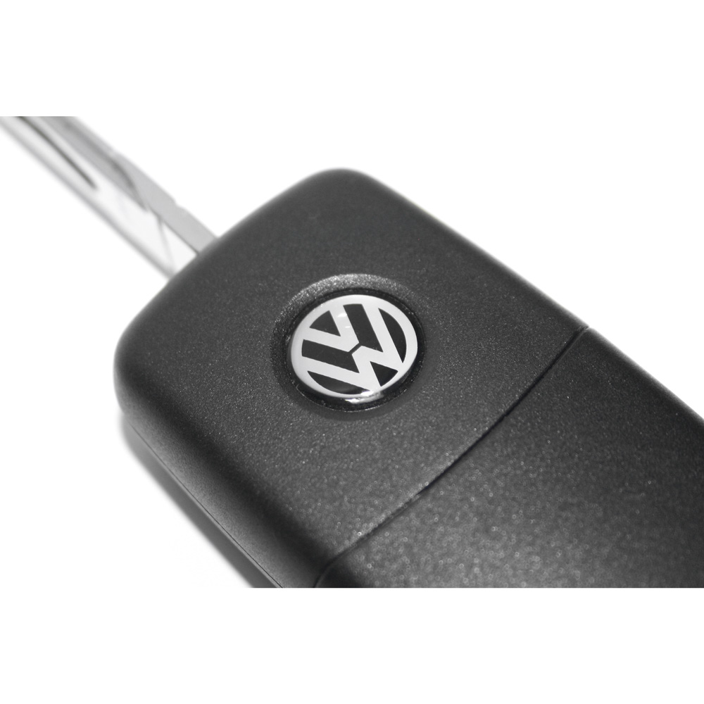 VW Logo Autoschlüssel 3D 12mm Aufkleber Emblem Fernbedienung