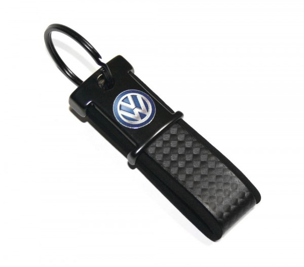 VW Schlüsselanhänger Keyring Band Kunststoff schwarz Accessoires