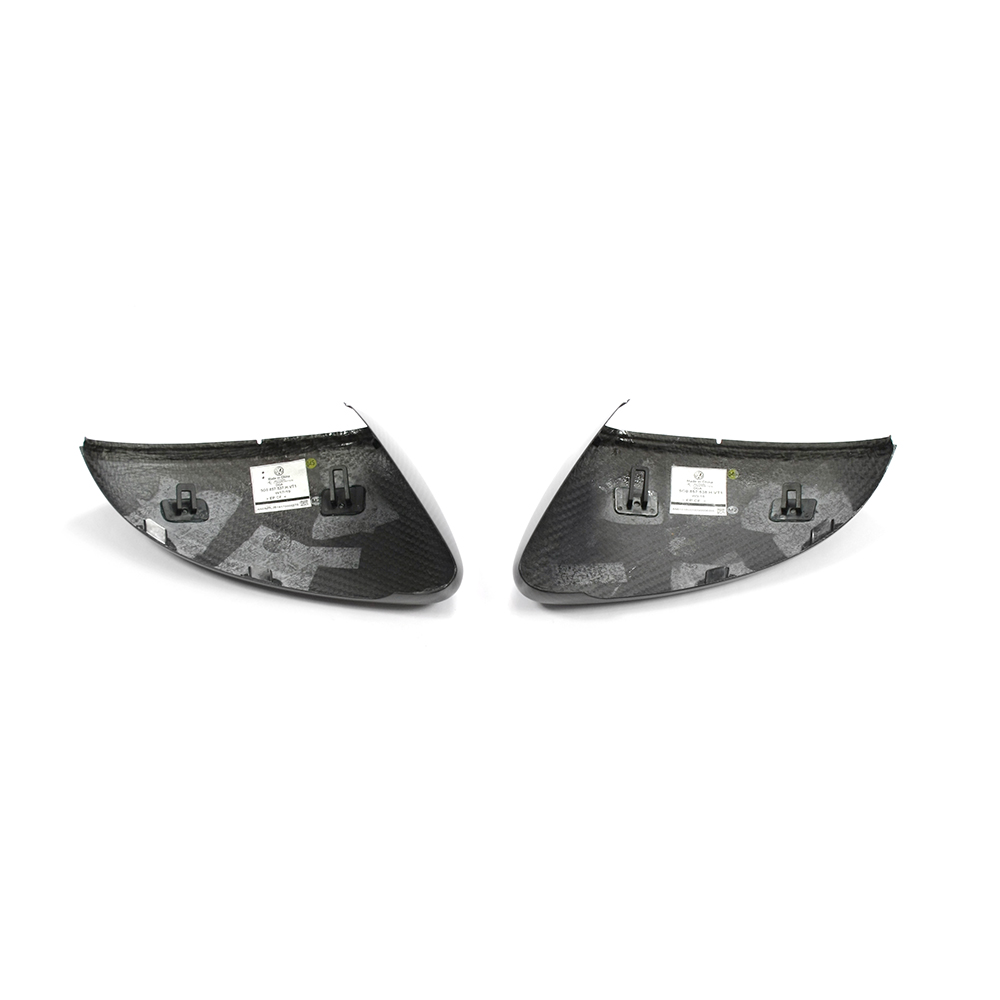 Schwarz Spiegelkappen Außenspiegel für VW GOLF 7 VII Variant 7.5 5G GTI TSI  TDI