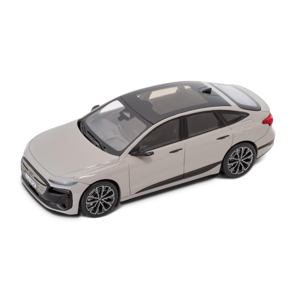Original Audi A6 Sportback e-tron Modellauto 1:43 Miniatur Modell beige 5012426031