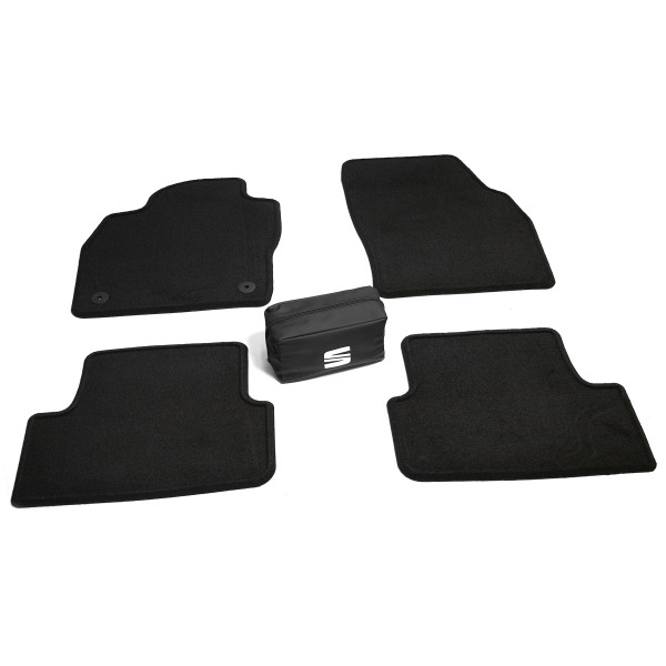 Original Seat Fußmatten Premium Velours Textilfußmatten Sicherheits-Kit 000093990AQ