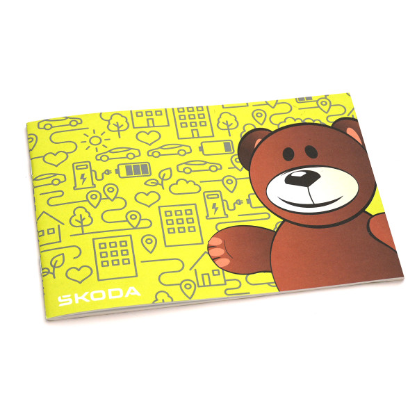 Original Skoda Kinder Bastelheft Sticker Puzzle Sudoku Memory Kreativheft 6U0087703CL