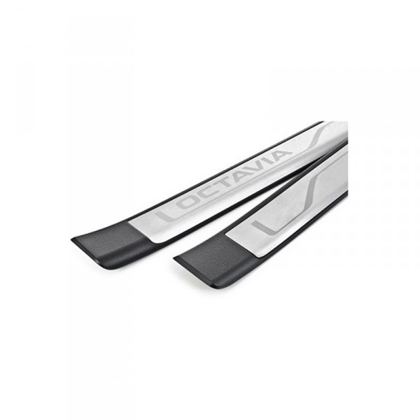 Skoda Octavia Einstiegsleisten Set - Edelstahl Design Für Türschweller