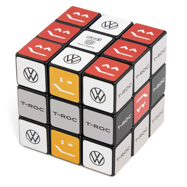 Original VW Rubik's Cube T-Roc Schriftzug Logo Zauberwürfel Drehpuzzle 2GV087556