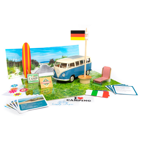 VW Adventskalender Bulli T1 Caravaning 1:24 Kalender Modellauto Weihnachtskalender