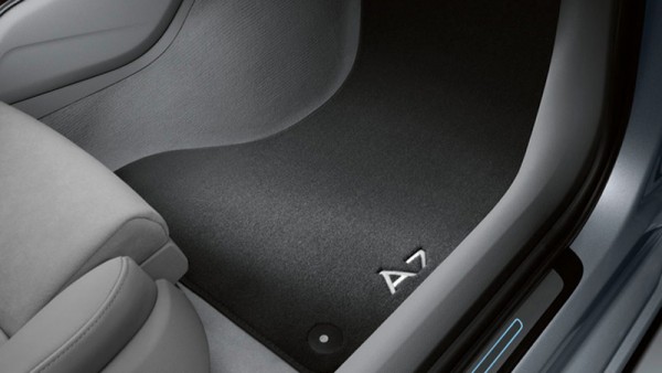 Original Audi A7 Textilfußmatten Premium Velours Fußmatten 4x Stoffmatten schwarz 4G8061270MNO