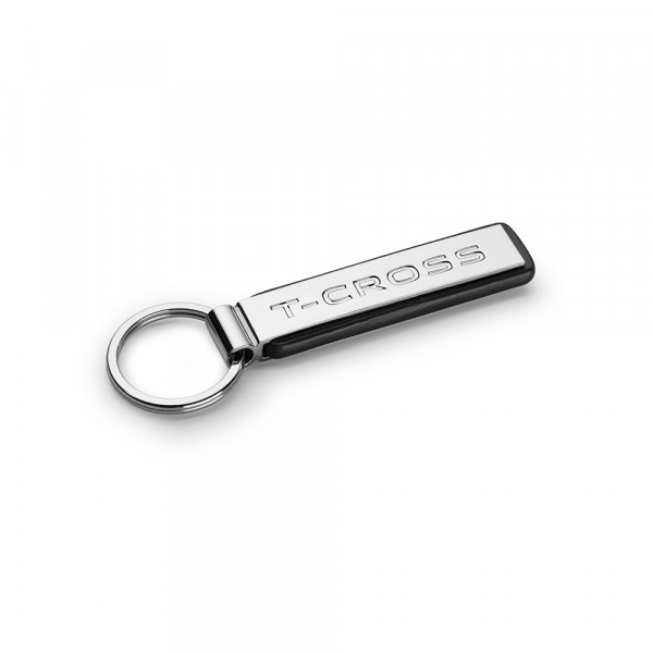 Original VW T-Cross Schlüsselanhänger Keyring Metall Anhänger silber schwarz 2GM087010