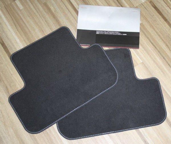 Audi S-Line Fußmatten A4 A5 Original Audi Set Velours, hinten
