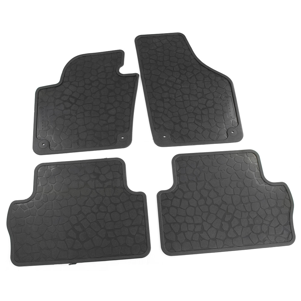 AUDI - VW ahw-shop Ersatzteile Fußmatten und Original 4x Gummi (7N) Allwettermatten schwarz Alhambra Gummimatten Seat Original | Zubehör v+h