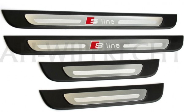 Original Audi S1 / A1 S-Line Einstiegsleisten Satz 5-Türer