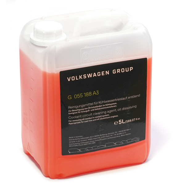 Original VW Kühlsystemreiniger Reinigungsmittel 5 Liter G055188A3