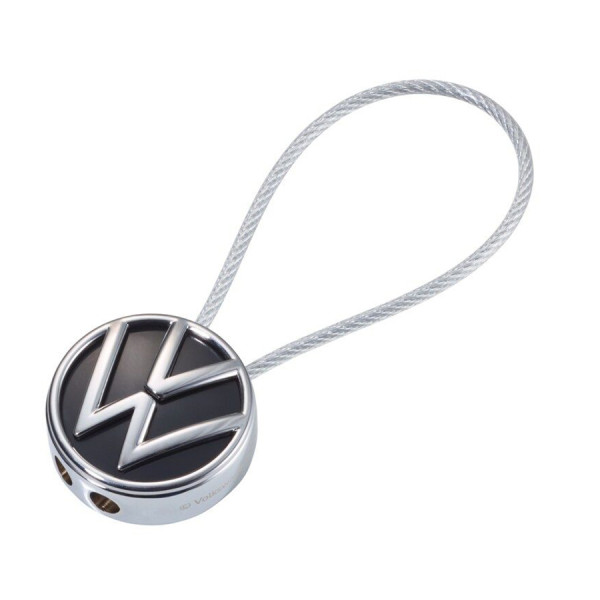 Schlüsselanhänger VW LOOP VOLKSWAGEN Logo Schlüsselring Anhänger Keyring KR19-05