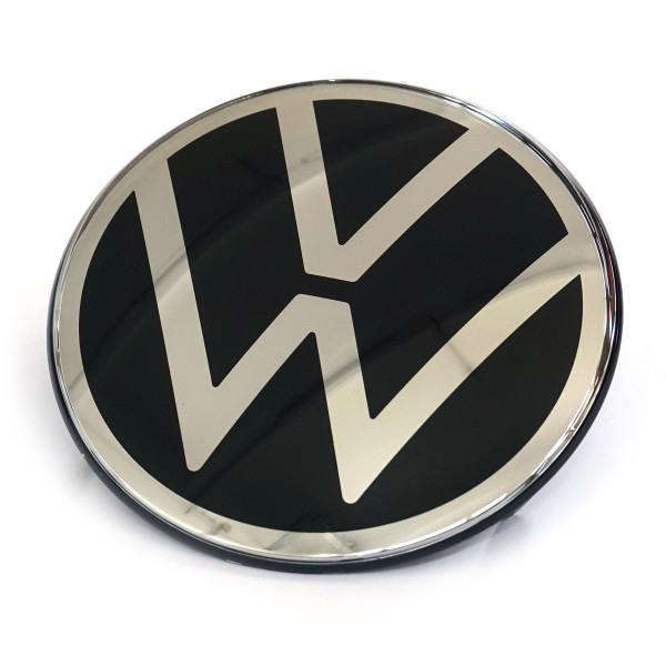 Original VW Emblem vorn Kühlergrill Zeichen Logo schwarz/silber 5H0853601PDPJ