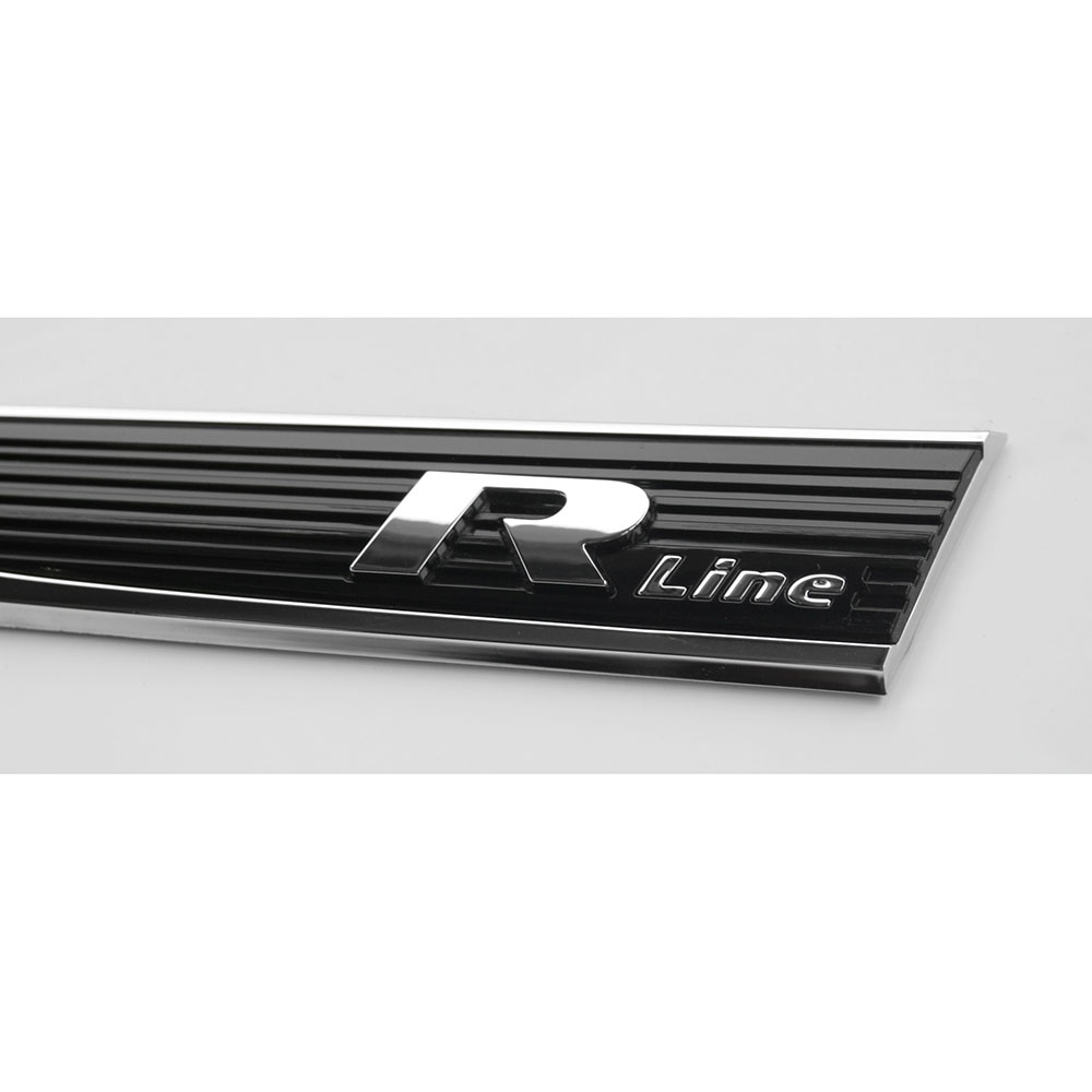 Original VW T-Roc R-Line Plakette Set seitlich Kotflügel Emblem Tuning Logo