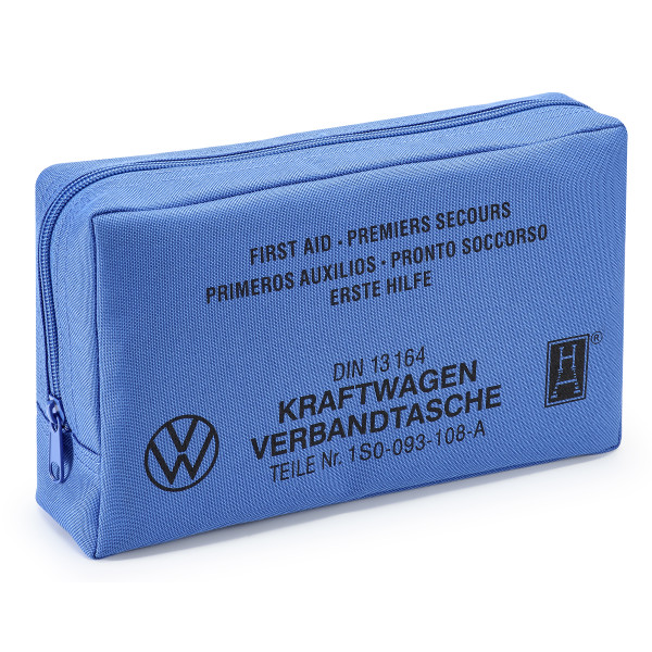 Original VW Verbandtasche Verbandkasten DIN 13164 Sicherheit Erste Hilfe 1S0093108A