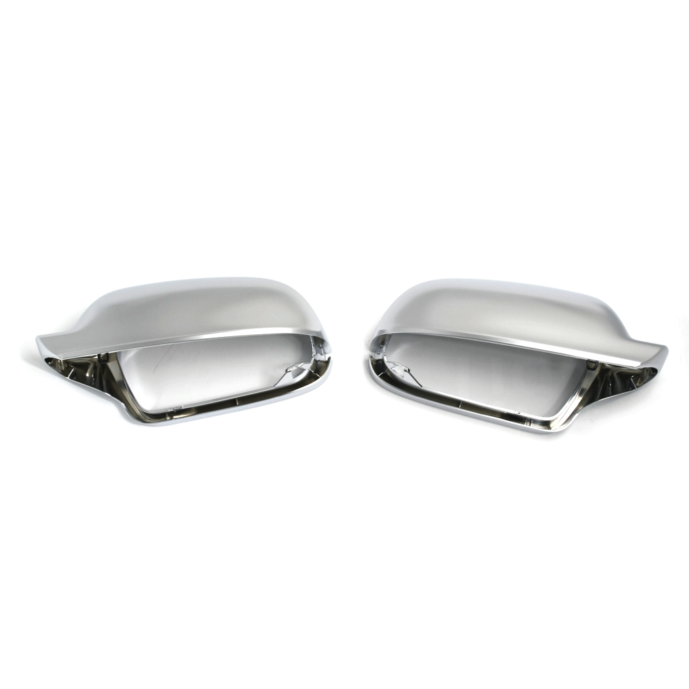 Matt Chrome Spiegelkappen für Audi A3 S3 A4 S4 A5 S5 A6 S6 A8 S8 Q3 RS 