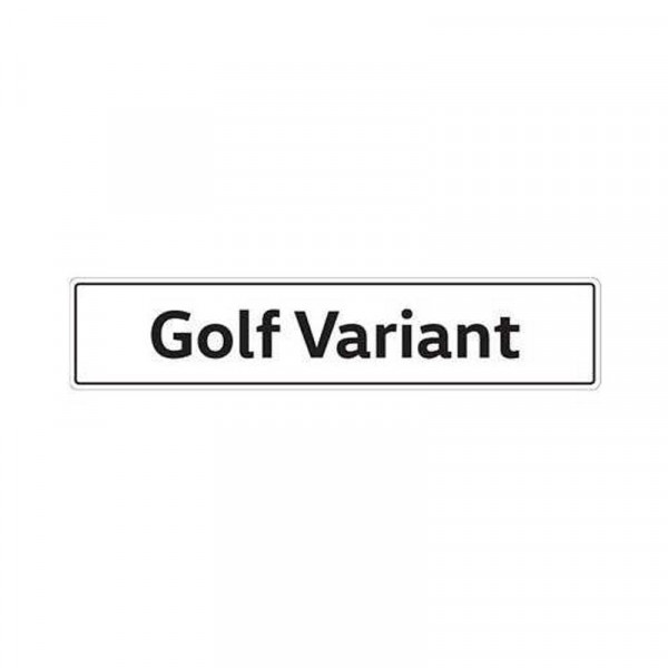 Original VW Kennzeichenschild Golf Variant Nummernschild Kennzeichen Typenschild 5G9071801A