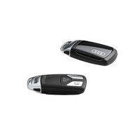 Original Audi Schlüsselblende mit Audi Ringen Schriftzug Schlüssel  