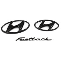 Original Hyundai i30 Fastback N Logo Emblem 3-teilig Schriftzug schwarz 9999Z057157 Original Hyundai i30 Fastback N Logo Emblem 3-teilig Schriftzug schwarz 9999Z057157