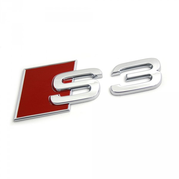 Original Audi S3 Schriftzug Heck Emblem Zeichen Exterieur Logo chrom
