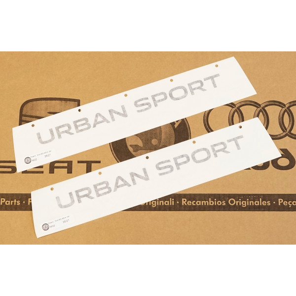 Original VW Tiguan Folienschriftzug Urban Sport Tür Dekor Schriftzug Folie schwarz