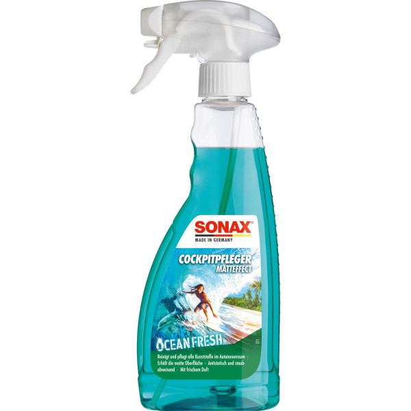 SONAX Cockpitpfleger Matteffect Kunststoffreiniger Cockpitspray Ocean Fresh 03642410