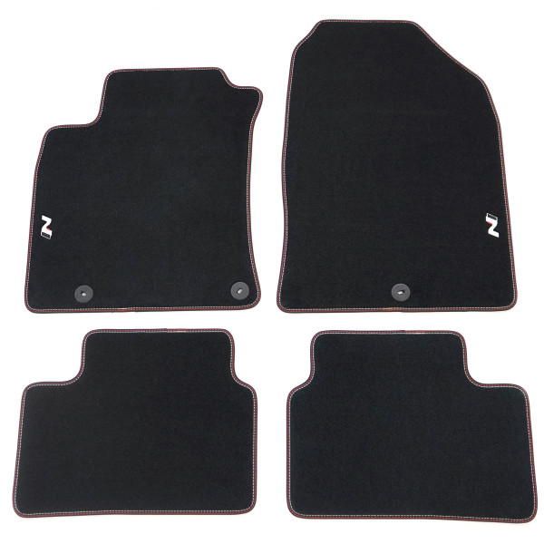Complete set velours vloermatten passend bij de Kia Sorento IV Hybrid