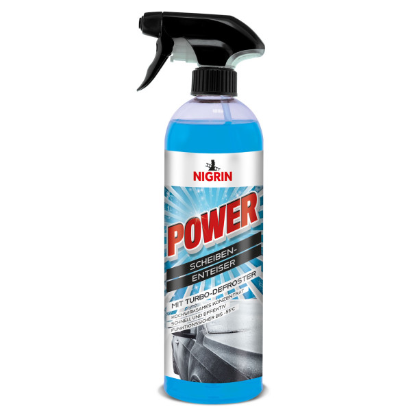 Nigrin Scheibenenteiser Power Enteiser-Spray Sprühflasche 750ml Flasche 20860