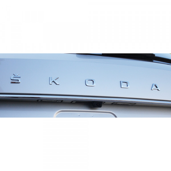 Original Skoda Superb III (3V) Facelift Skoda Schriftzug hinten Heckklappe Emblem