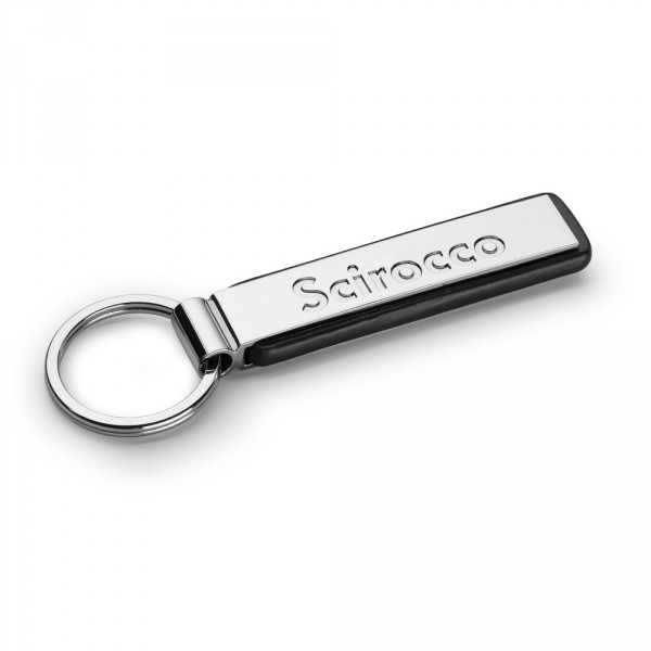 Original VW Schlüsselanhänger Scirocco Keyring Metall Anhänger silber