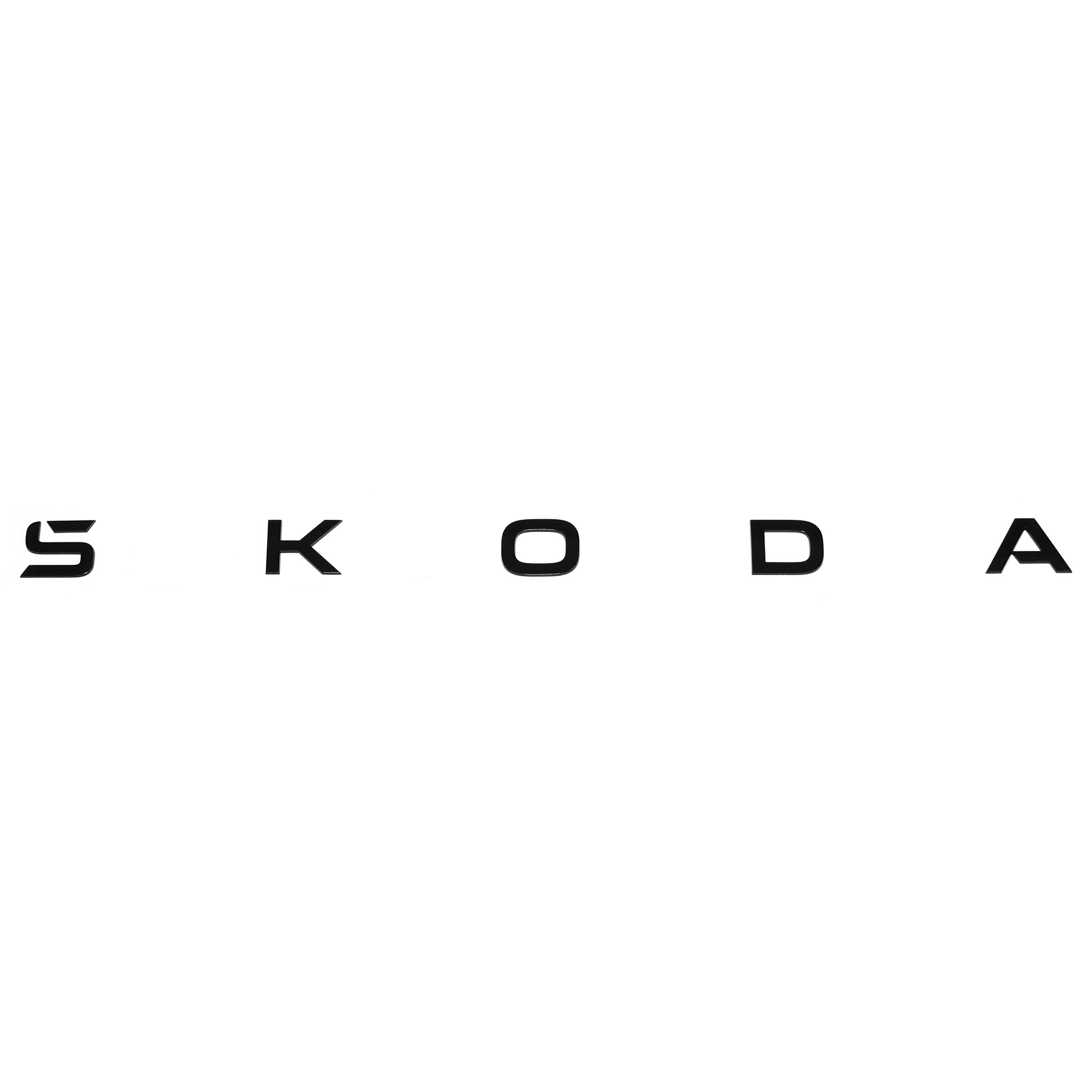 Skoda Schriftzug Schwarz