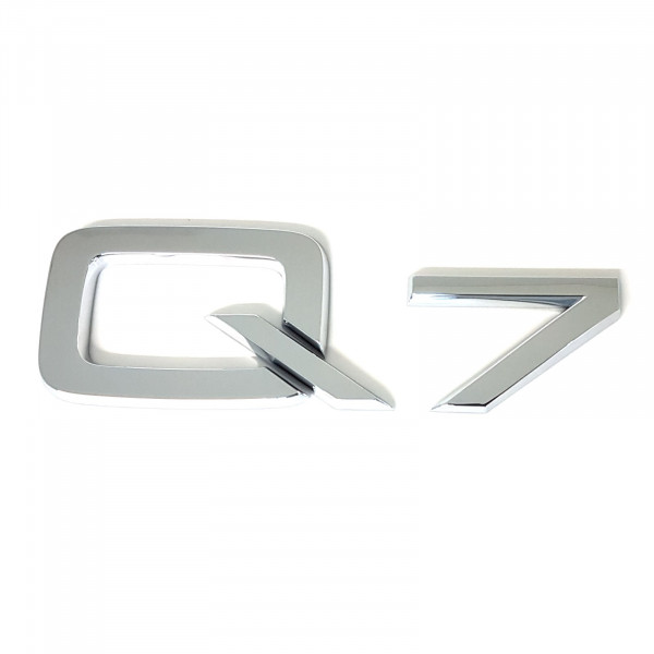 Original Audi Schriftzug Q7 Emblem Logo Aufkleber Modellbezeichnung chrom glänzend 4L08537412ZZ