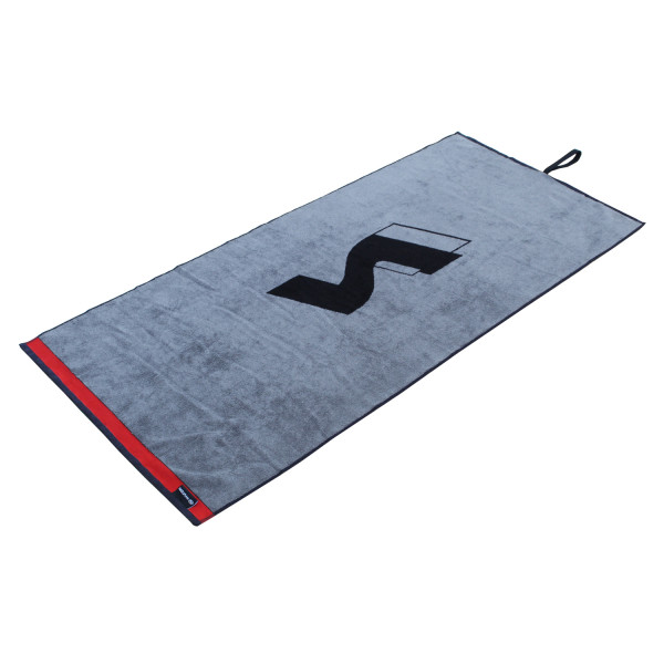 Audi Badetuch Mit Ring-Logo 150x80 Cm, Grau, 100% Baumwolle – Für Strand, Sport & Wellness