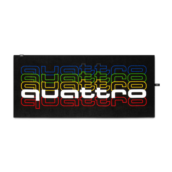 Original Audi quattro pulse Strandlaken 80x180cm Badetuch Strandtuch Handtuch 3132610000