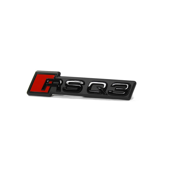 Schriftzug RSQ3 schwarz Tuning Emblem Exclusive Black Edition Logo