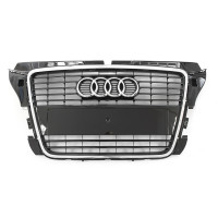 Original Audi A3 8P K hlergrill Frontgrill Schwarz Gl nzend Original Audi A3 8P K hlergrill Frontgrill Schwarz Gl nzend